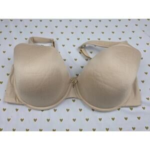 Cacique Beige  44DDD 44F Lightly Lined T Shirt Bra